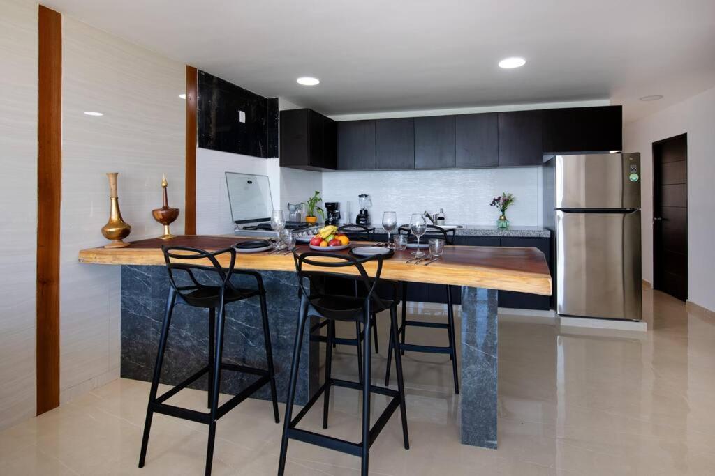 Amara, Depa Con Vista Al Mar Appartement Cancún Buitenkant foto